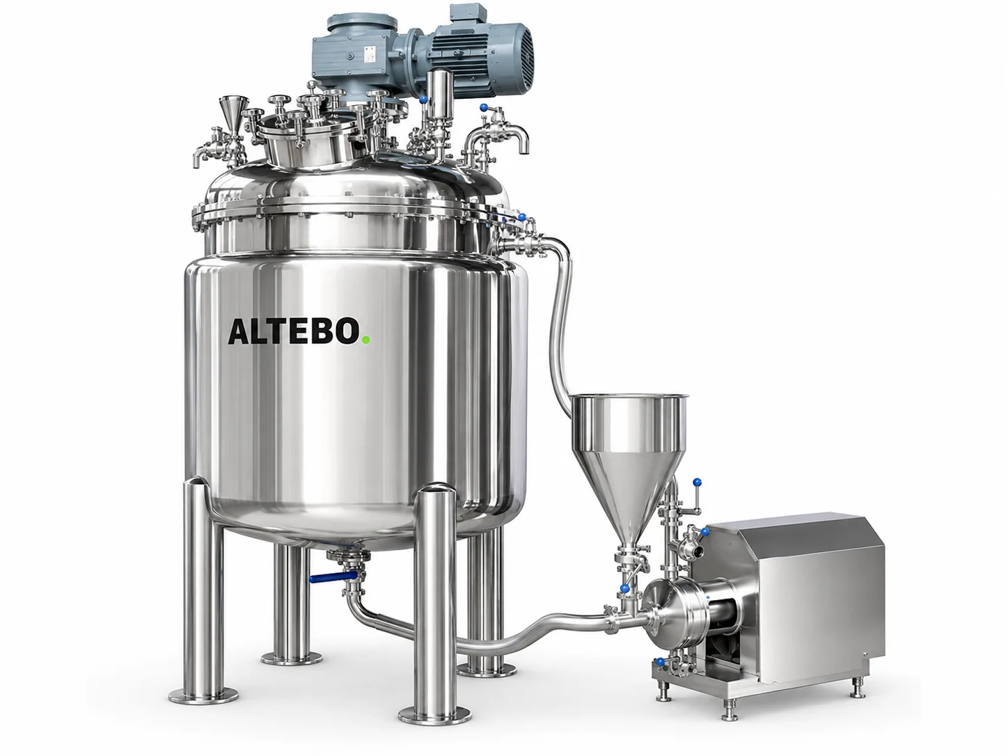 Omogenizator-emulsificator sub vacuum